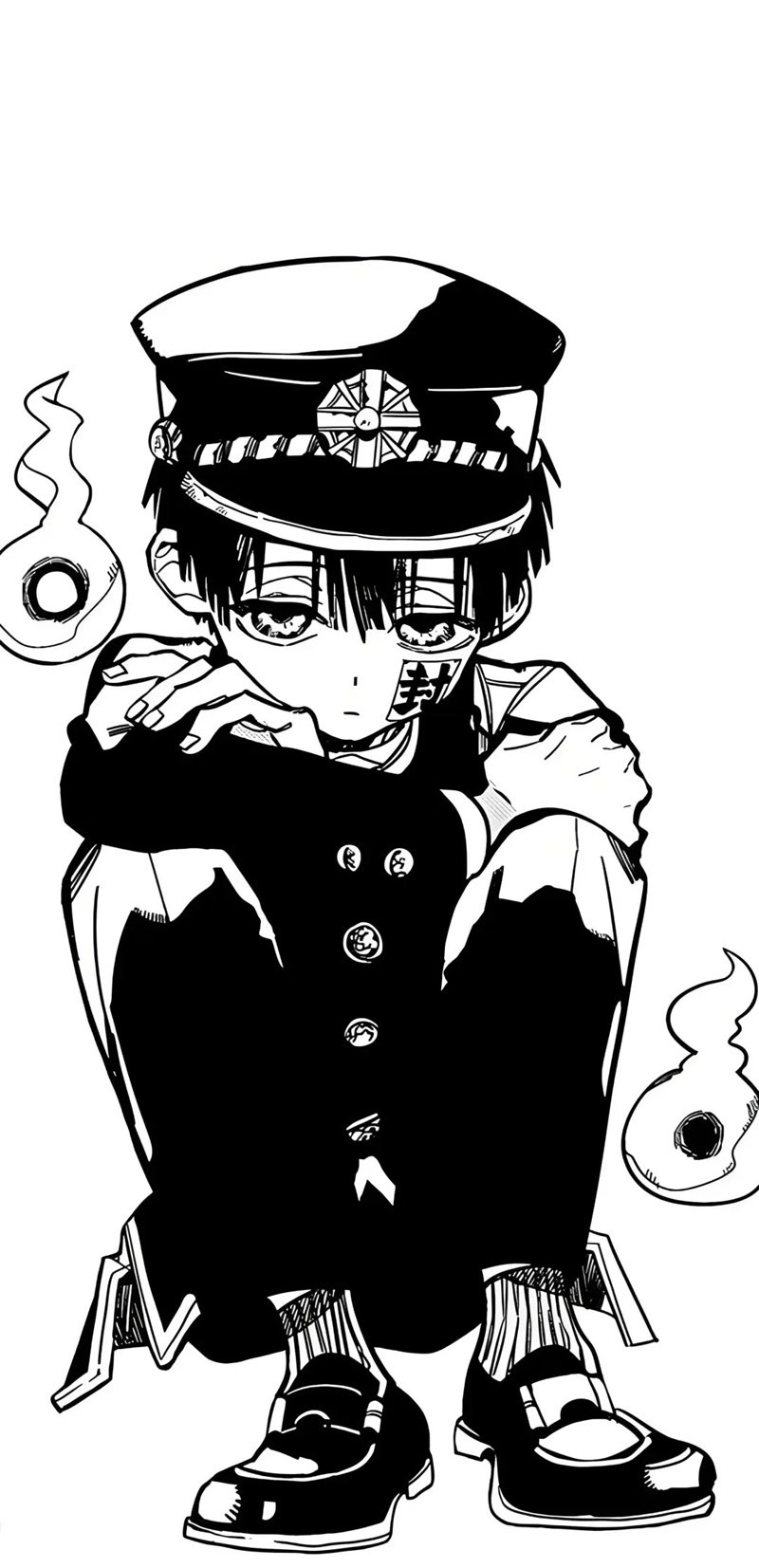 ảnh anime đen trắng 38