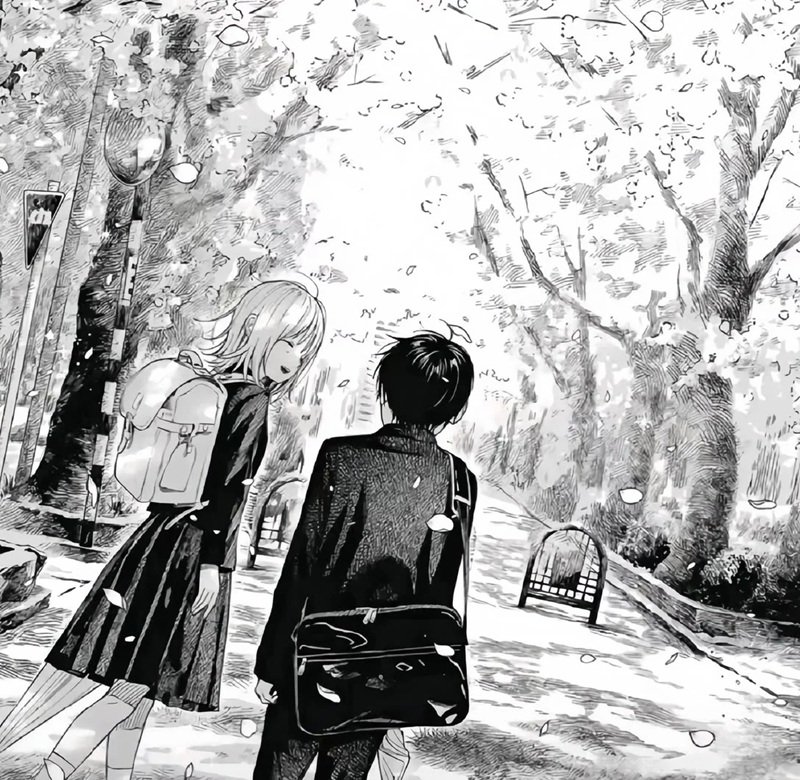 ảnh anime đen trắng 4