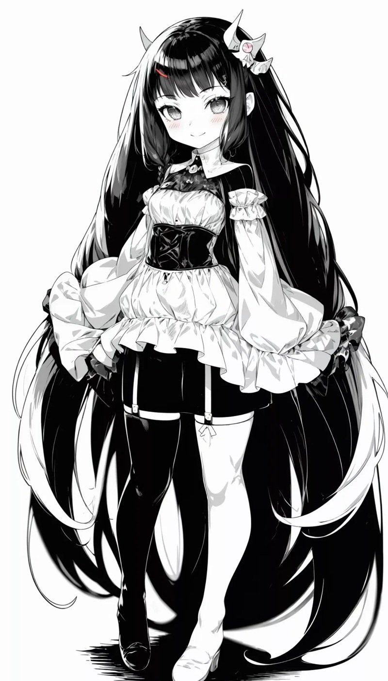 ảnh anime đen trắng 45