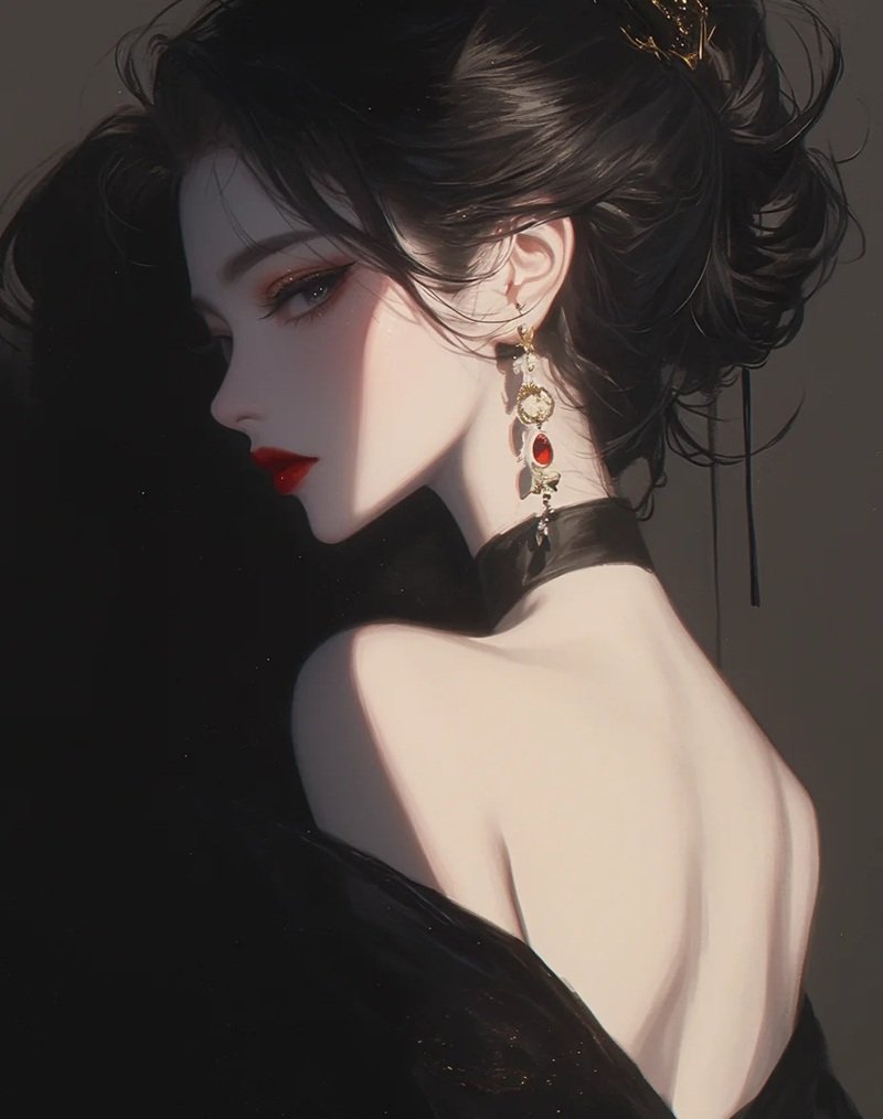 ảnh anime girl lạnh lùng vô cảm 16