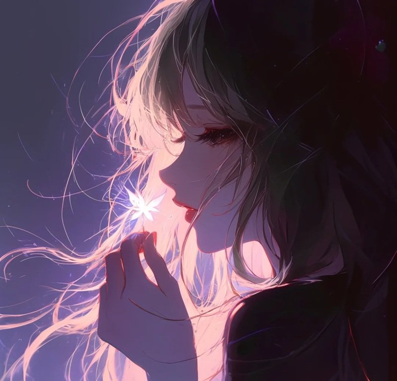 ảnh anime girl lạnh lùng vô cảm 21