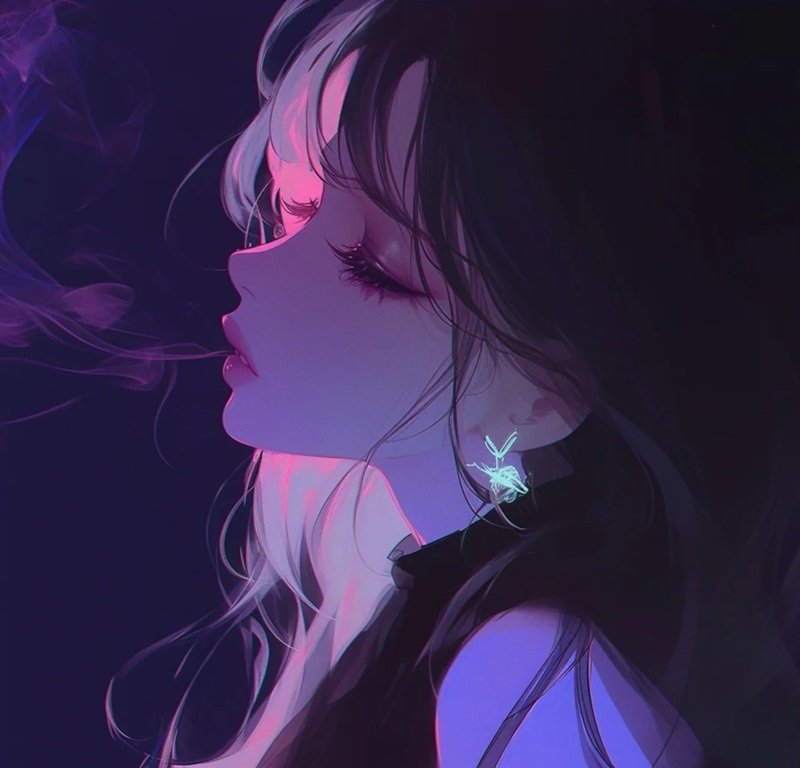 ảnh anime girl lạnh lùng vô cảm 33