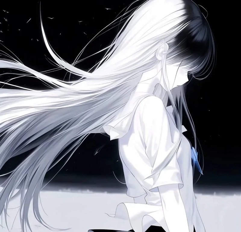 ảnh anime girl lạnh lùng vô cảm 4