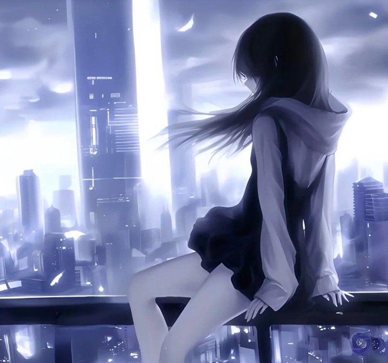 ảnh anime girl lạnh lùng vô cảm 5