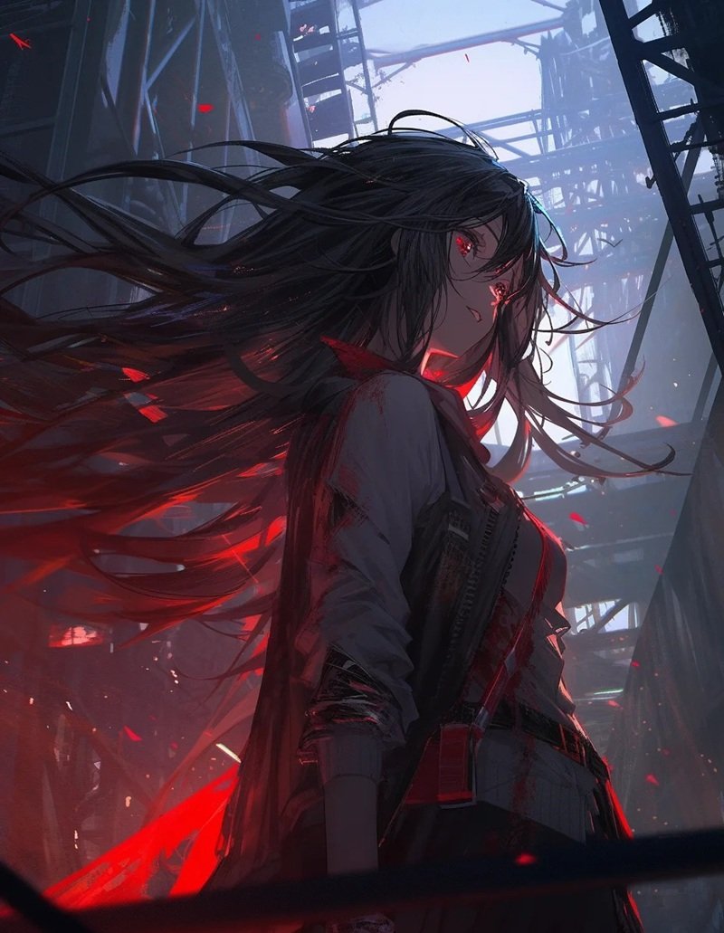 ảnh anime girl lạnh lùng vô cảm 7