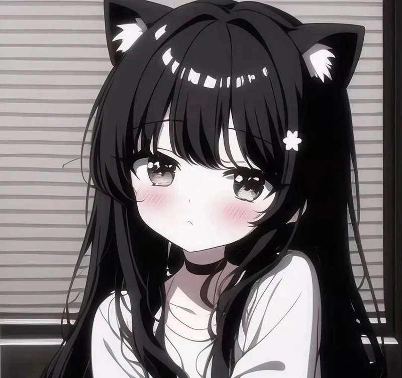 ảnh anime girl lạnh lùng vô cảm 8