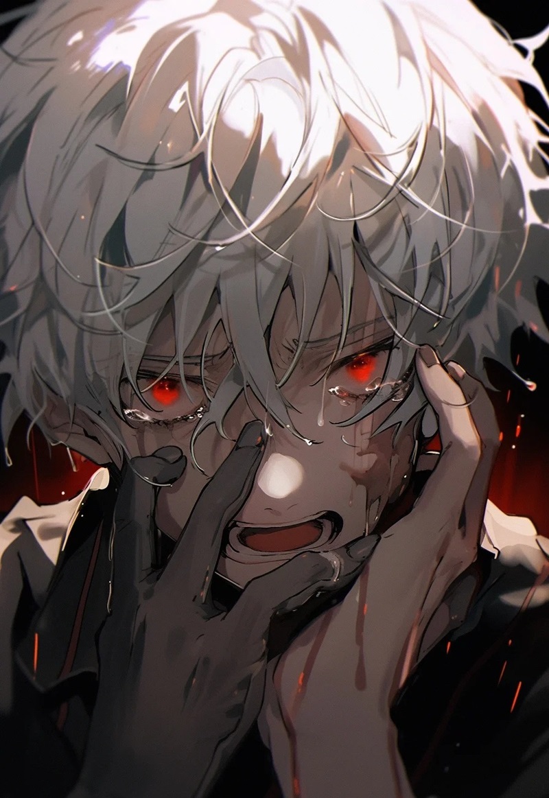 ảnh anime nam buồn lạnh lùng 14