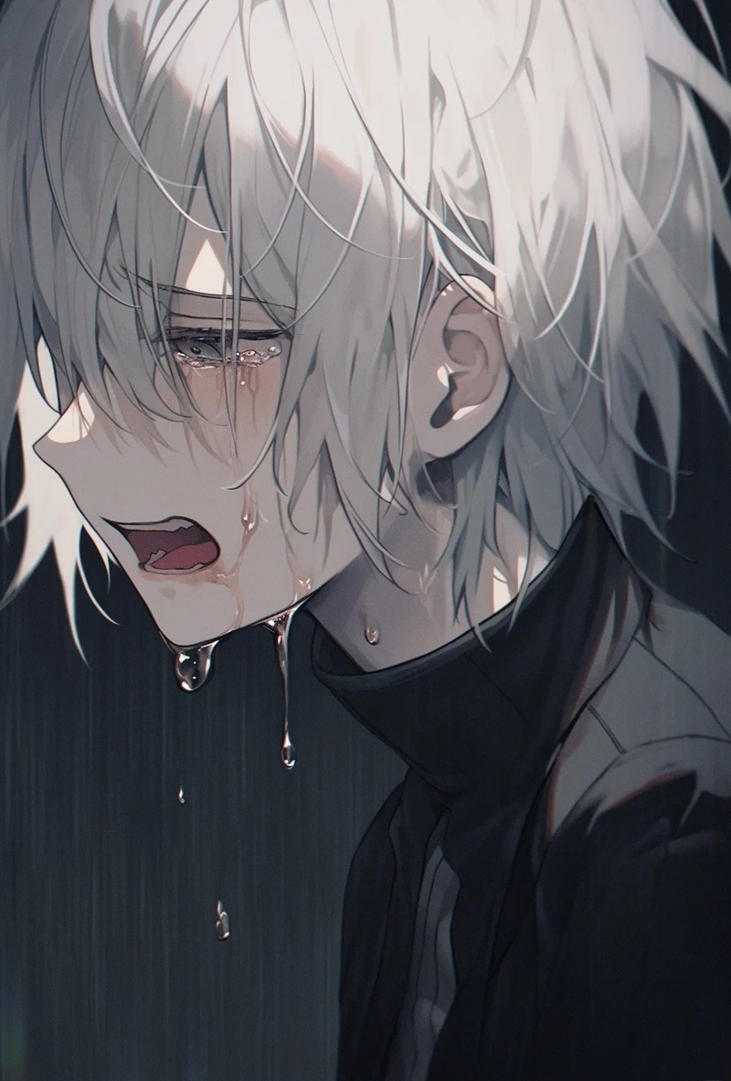 ảnh anime nam buồn lạnh lùng 16
