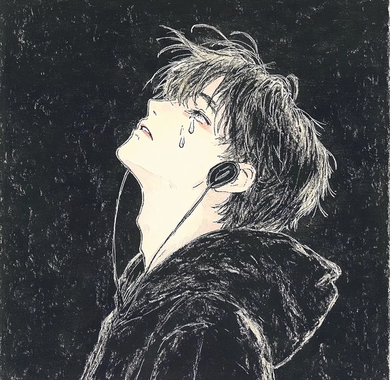 ảnh anime nam buồn lạnh lùng 18