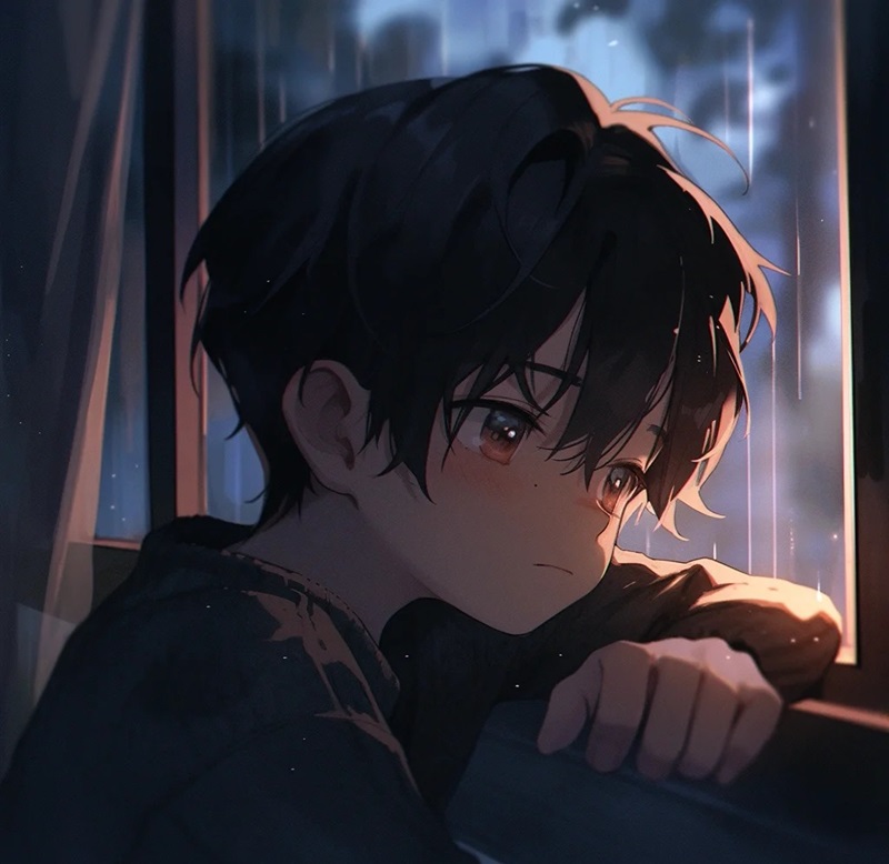 ảnh anime nam buồn lạnh lùng 26