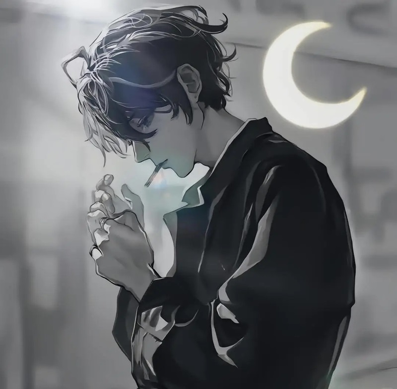 ảnh anime nam buồn lạnh lùng 3