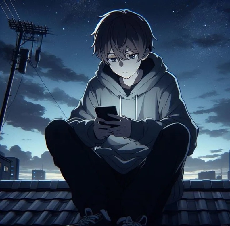 ảnh anime nam buồn lạnh lùng 8