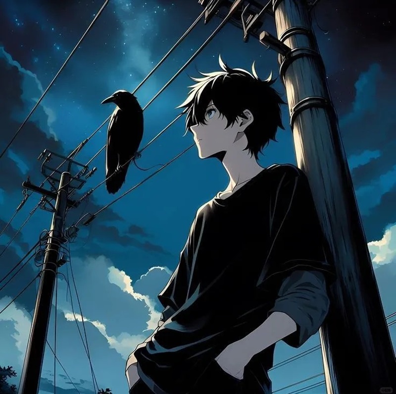 ảnh anime nam buồn lạnh lùng 9