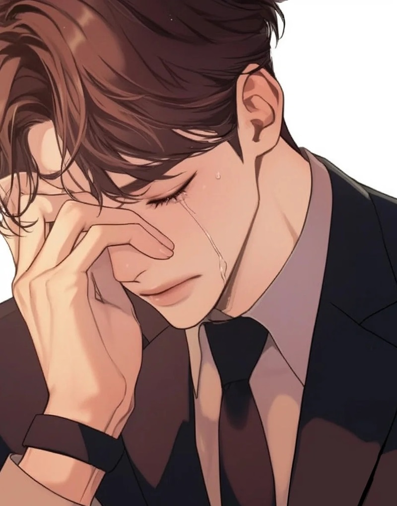ảnh anime nam buồn khóc