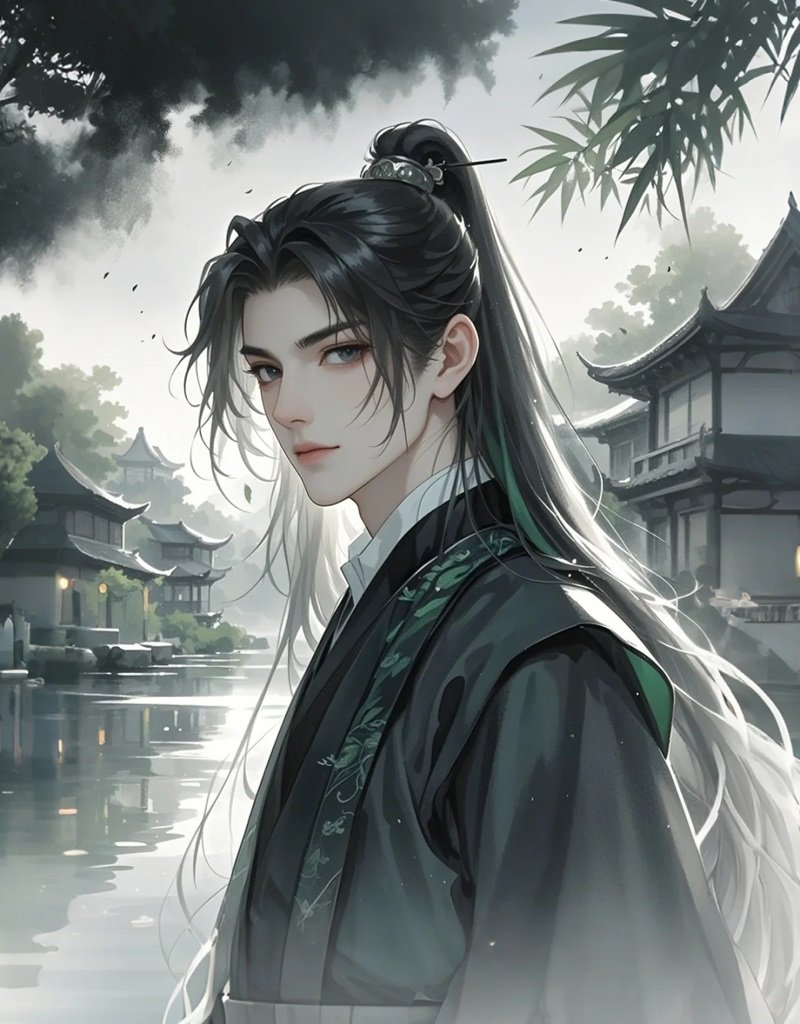 ảnh anime nam cổ trang 14