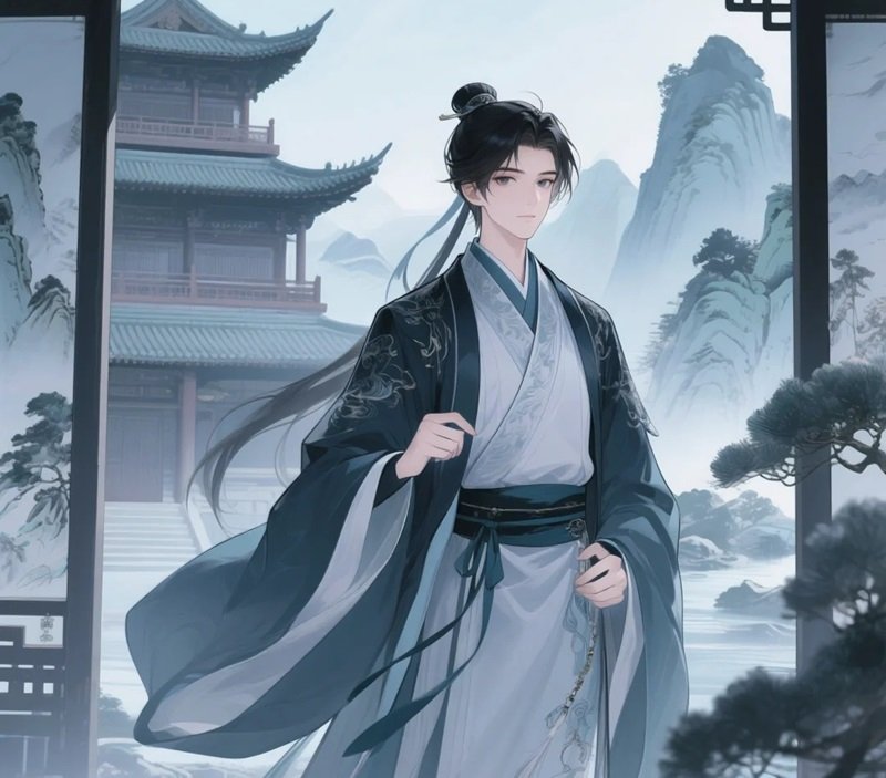 ảnh anime nam cổ trang 18