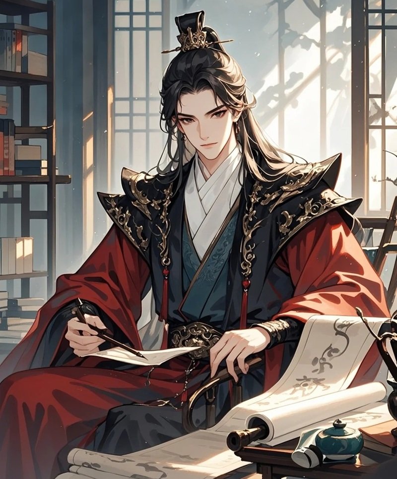 ảnh anime nam cổ trang 4