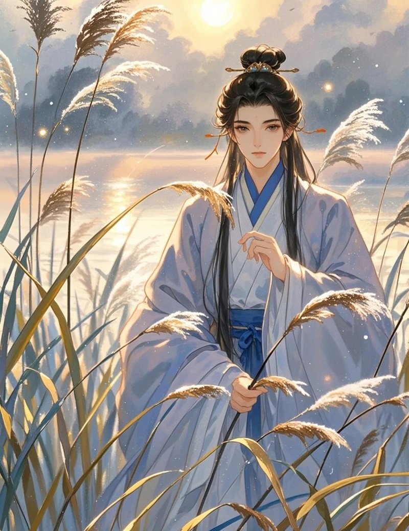 ảnh anime nam cổ trang trung quốc