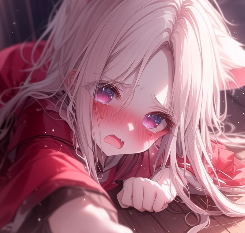 ảnh anime nữ buồn 4