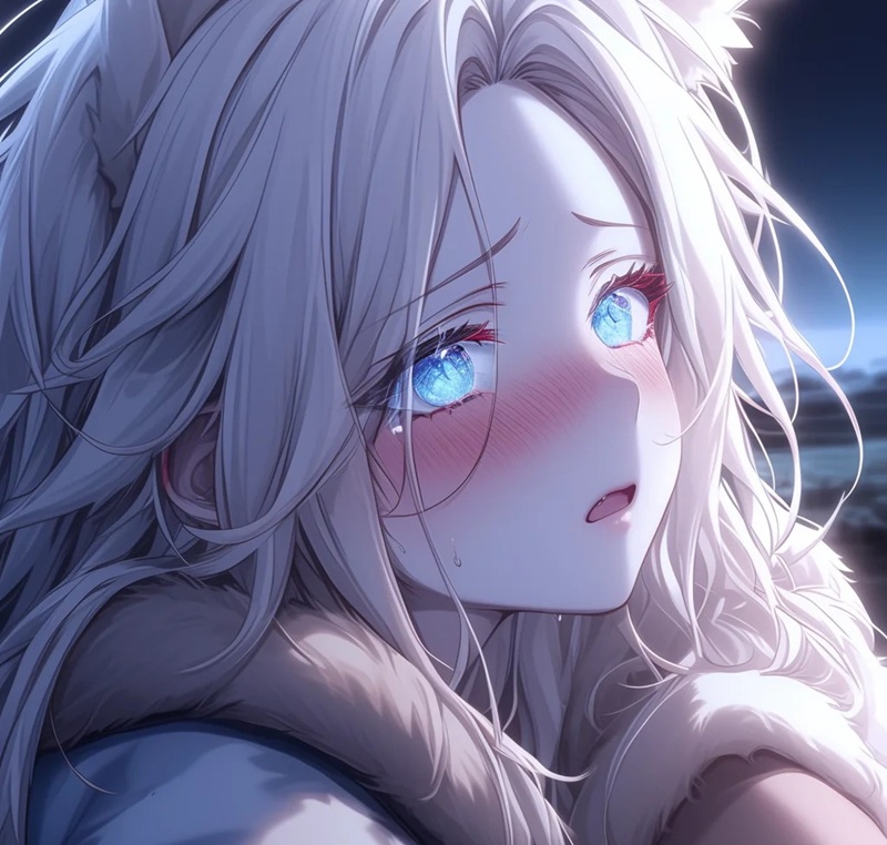 ảnh anime nữ buồn 5