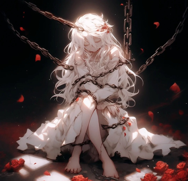 ảnh anime nữ buồn ngầu