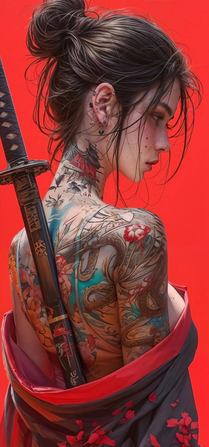 ảnh anime nữ cầm kiếm 20