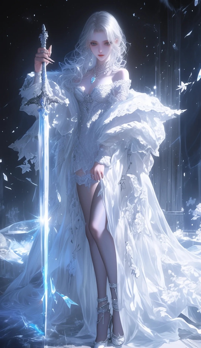 ảnh anime nữ cầm kiếm 30