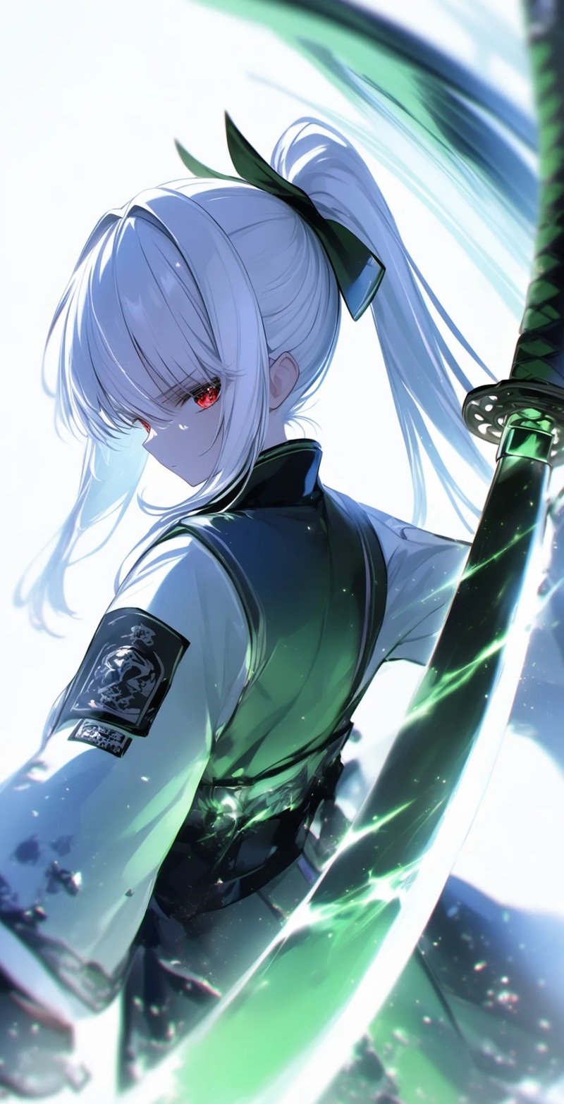 ảnh anime nữ cầm kiếm 41