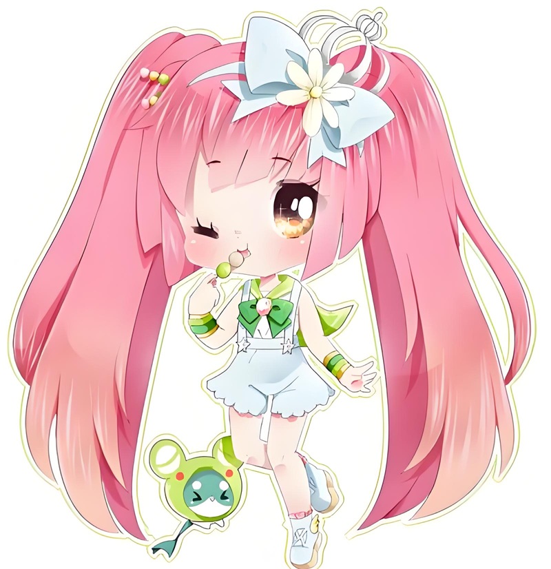 ảnh anime nữ chibi 10