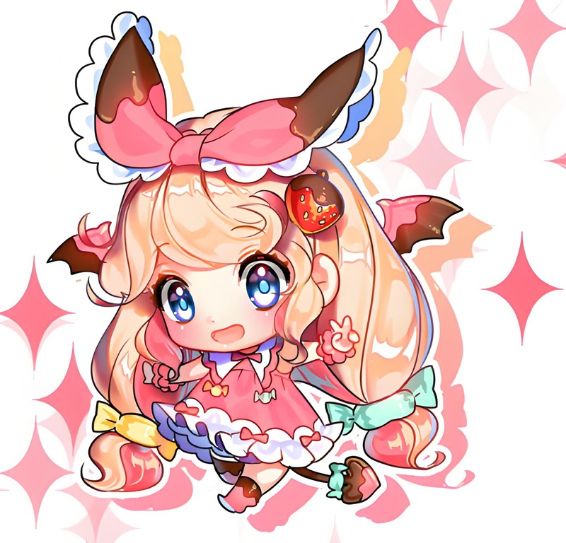 ảnh anime nữ chibi 11