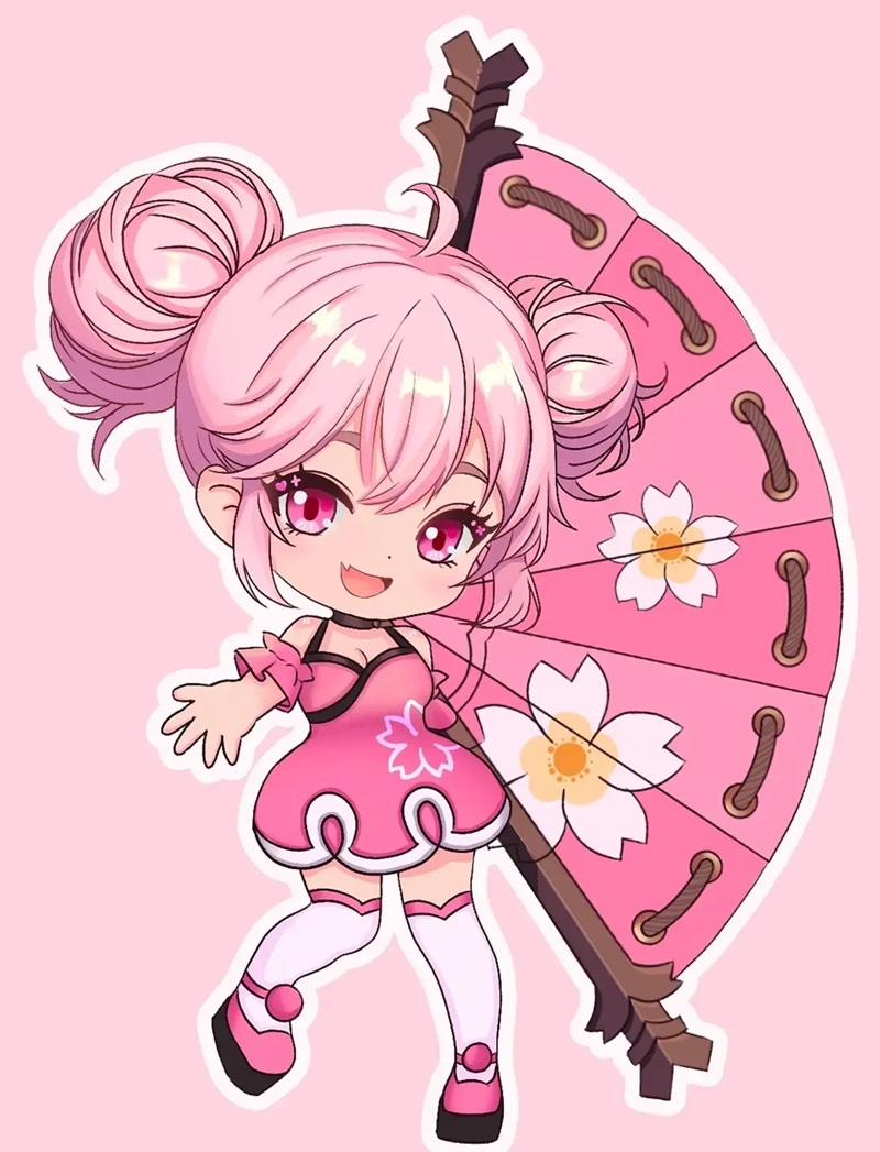 ảnh anime nữ chibi 21