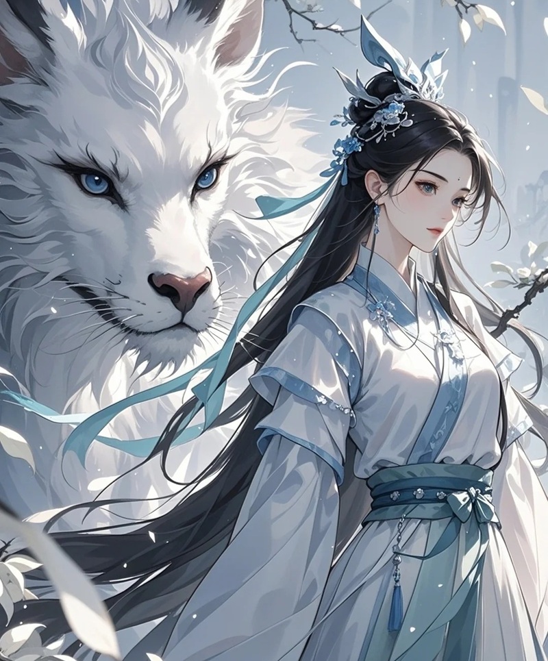 ảnh anime nữ cổ trang trung quốc 17