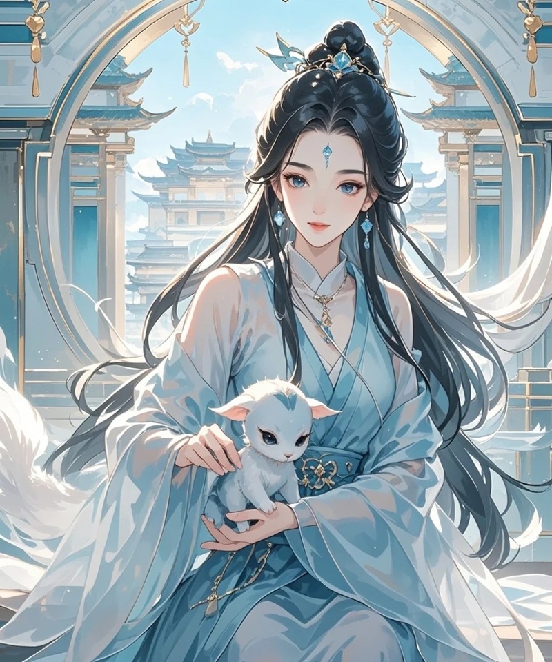 ảnh anime nữ cổ trang trung quốc 18