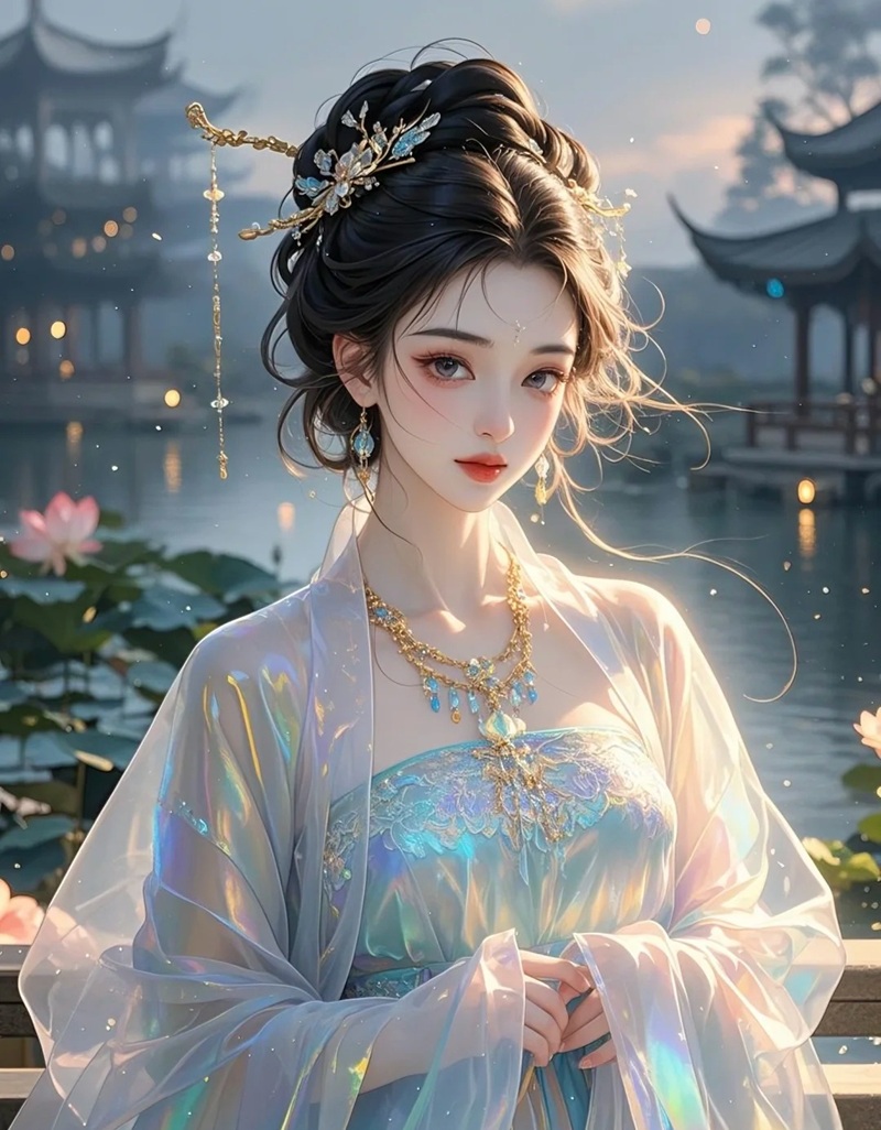 ảnh anime nữ cổ trang trung quốc 7
