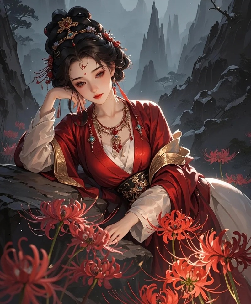ảnh anime nữ cổ trang đẹp