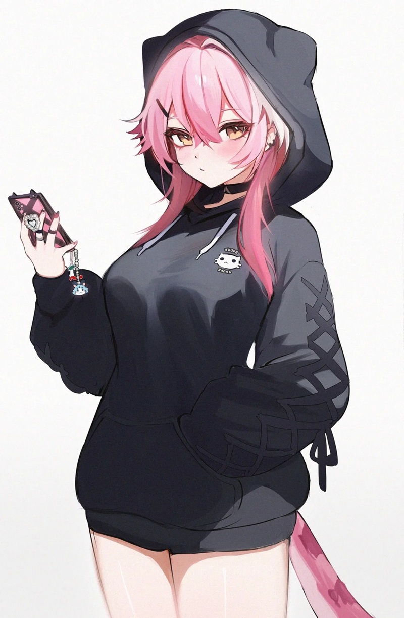 ảnh anime nữ tóc hồng 1