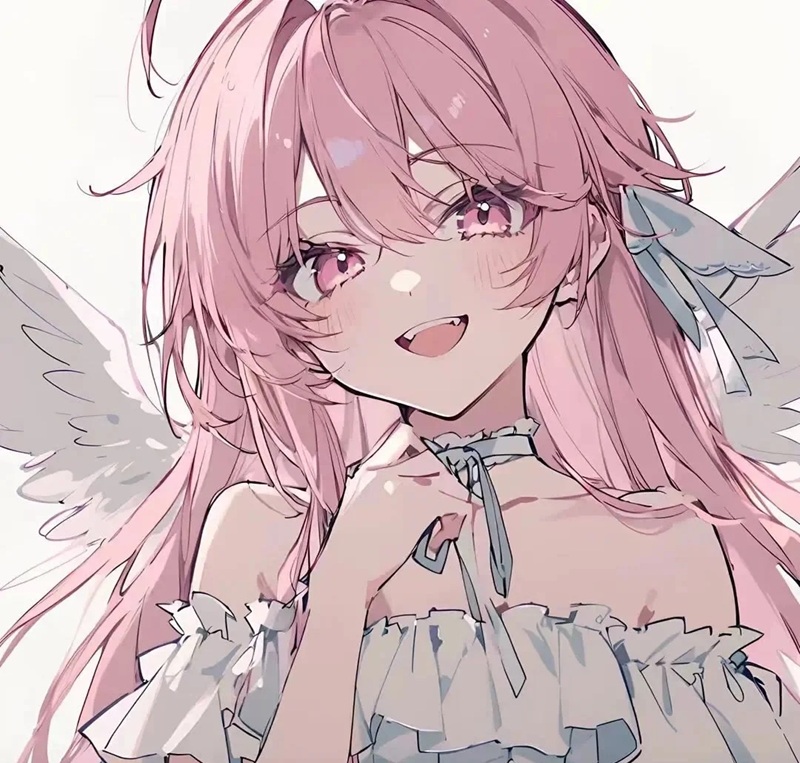 ảnh anime nữ tóc hồng 17