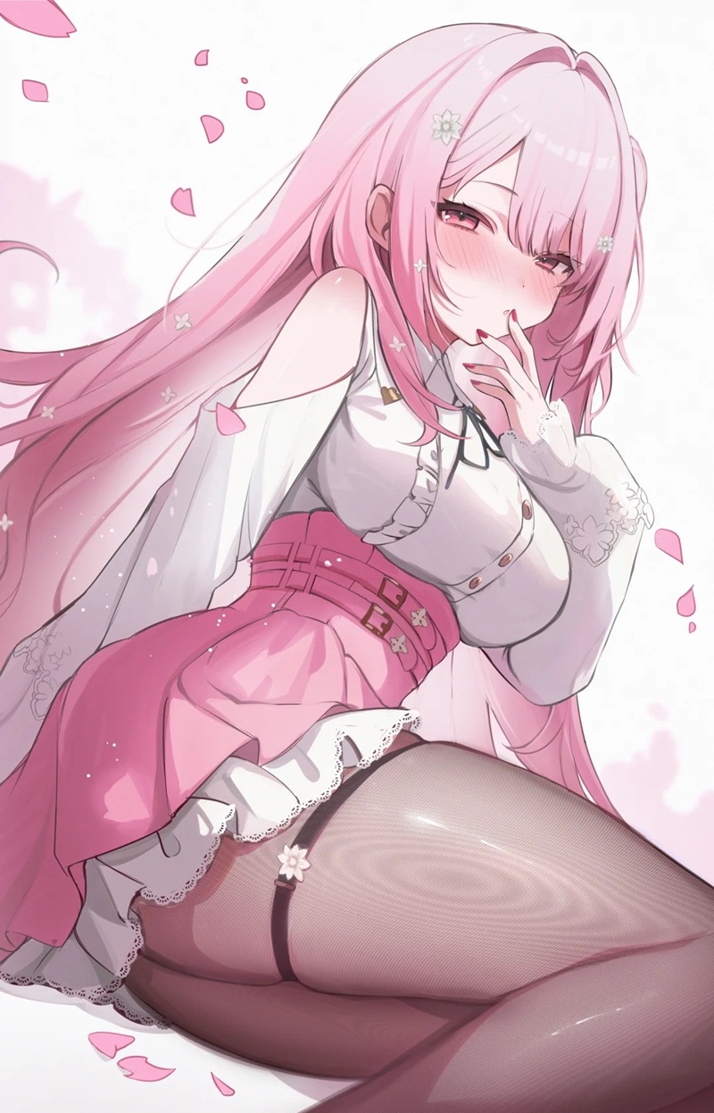 ảnh anime nữ tóc hồng 2