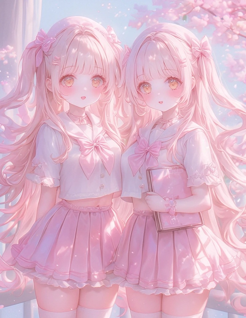 ảnh anime nữ tóc hồng 28