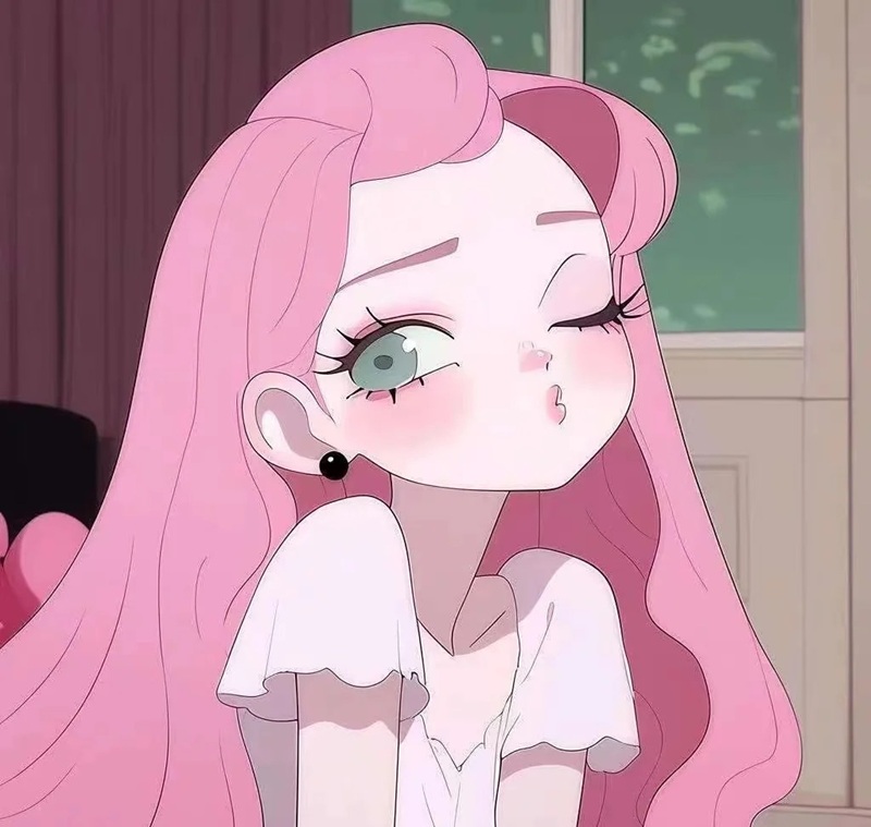 ảnh anime nữ tóc hồng 31