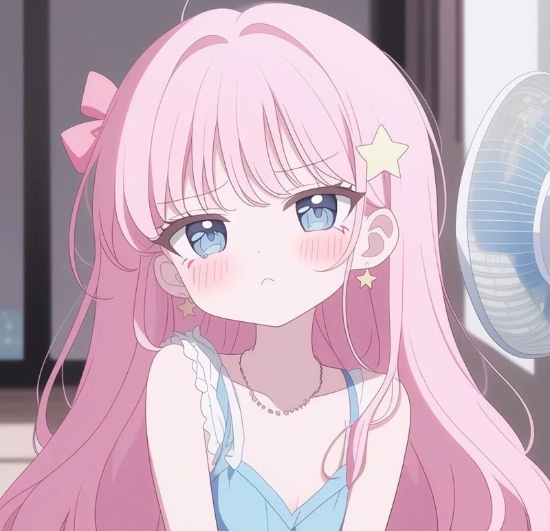 ảnh anime nữ tóc hồng 37