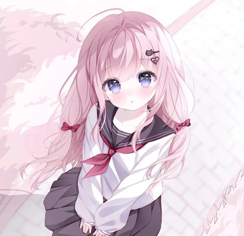 ảnh anime nữ tóc hồng 39
