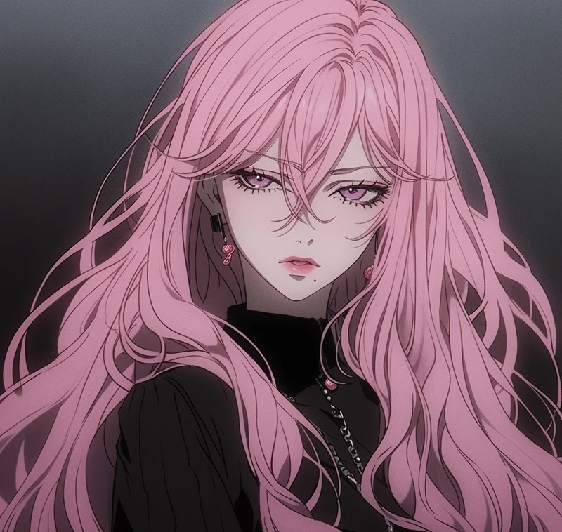 ảnh anime nữ tóc hồng 46