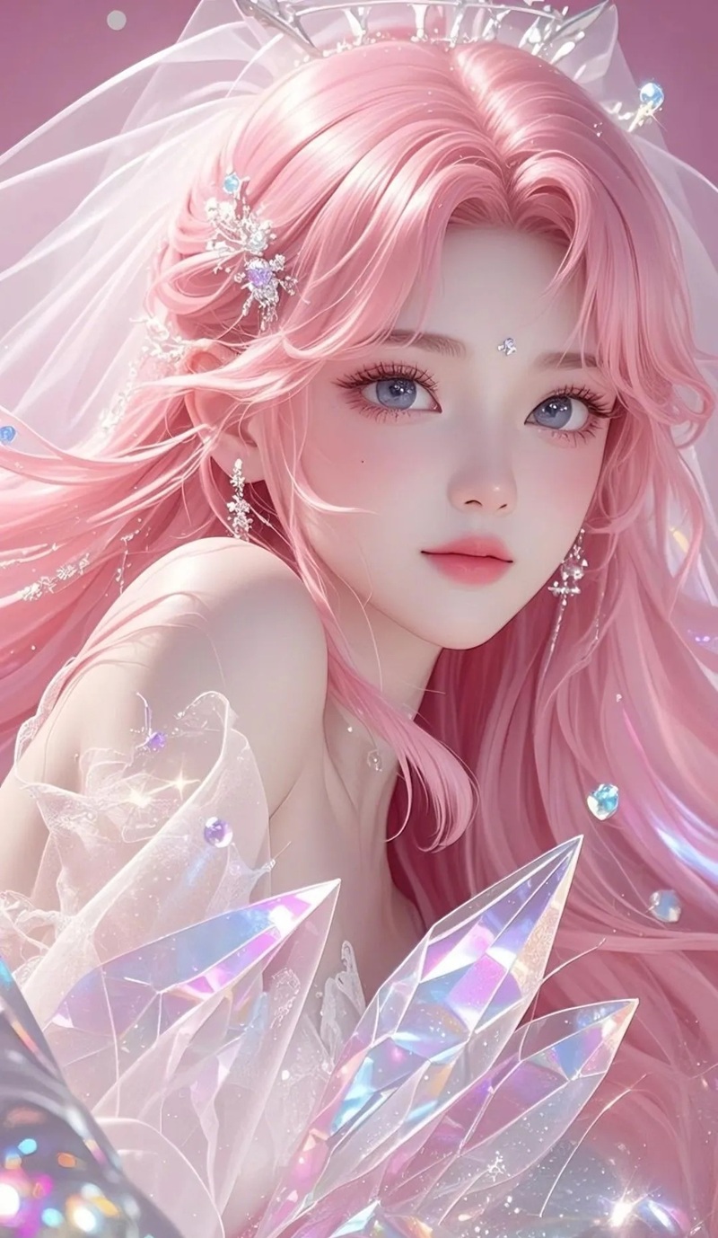 ảnh anime nữ tóc hồng 6