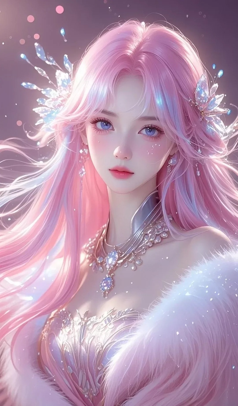 ảnh anime nữ tóc hồng 7