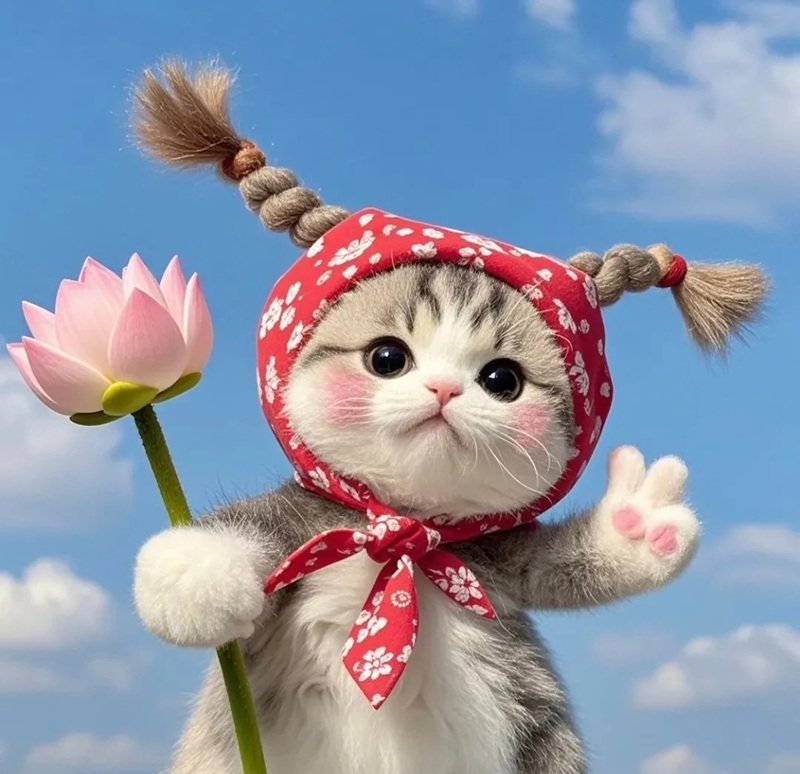 ảnh mèo bựa cute 8