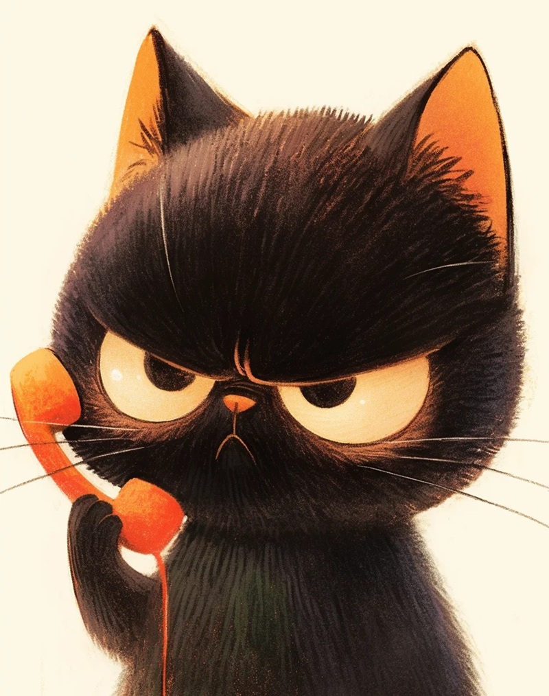 ảnh mèo đen anime