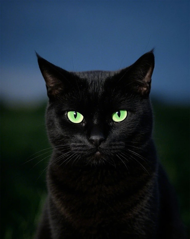 ảnh mèo đen ngầu