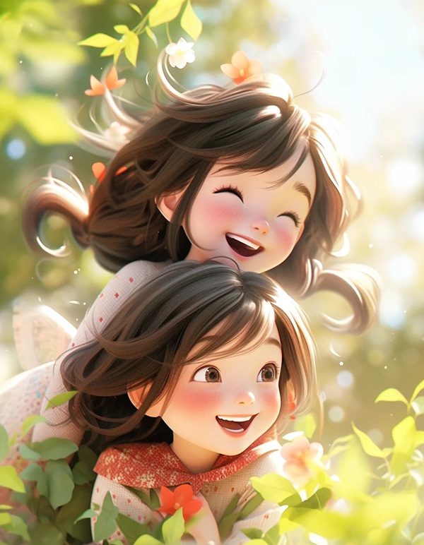 avatar đôi bạn thân nữ 32