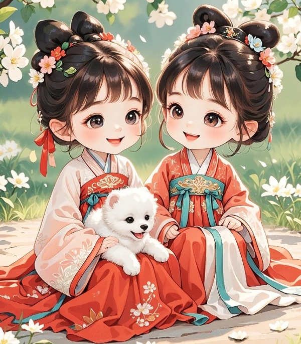 avatar em bé cute đôi 11